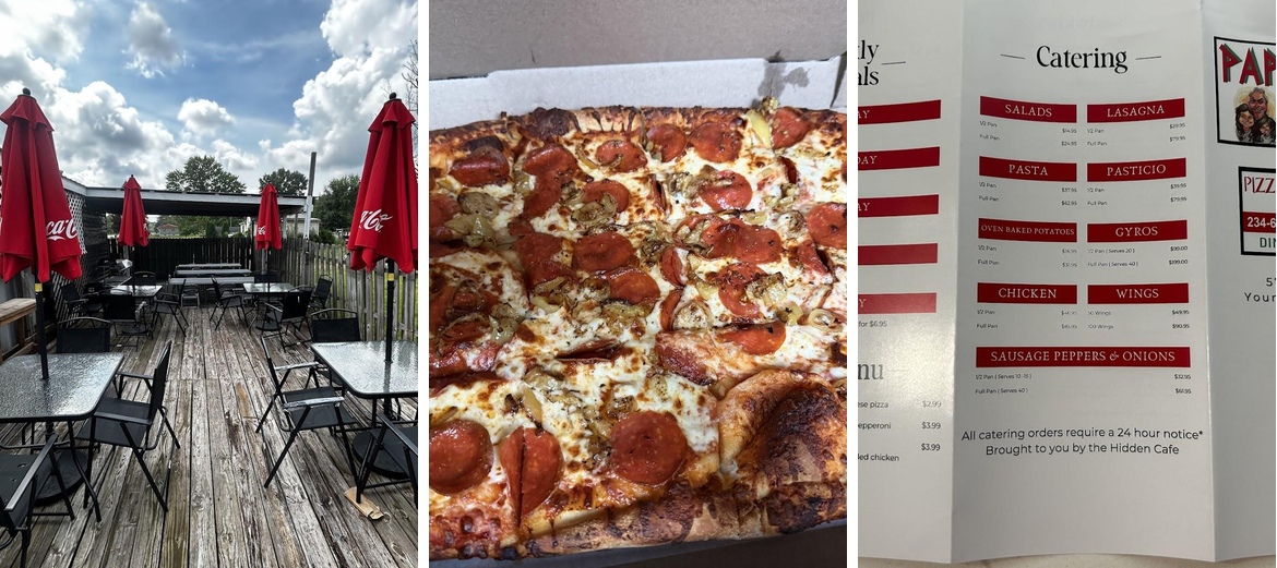 Pappouli's Pizzeria Menu