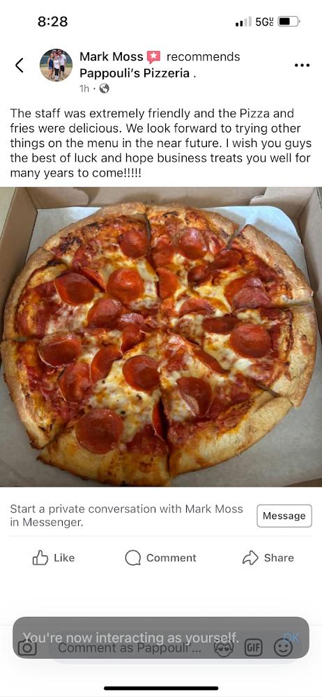 Pappouli's Pizzeria Menu image 3